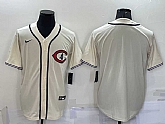 Men's Chicago Cubs Blank Cream Turn Back the Clock Stitched MLB Cooperstown Collection Nike Jersey,baseball caps,new era cap wholesale,wholesale hats
